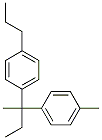 2-(p-Propylphenyl)-2-p-tolylbutane Struktur