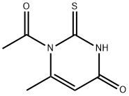 4(1H)-Pyrimidinone,  1-acetyl-2,3-dihydro-6-methyl-2-thioxo- Struktur