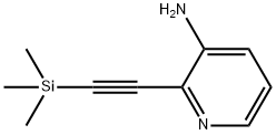 2-((Trimethylsilyl)ethynyl)pyridin-3-amine Struktur