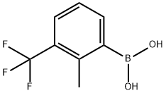 2-Methyl-3-trifluoromethyl-phenylboronic acid Struktur