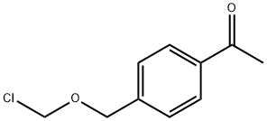 1-(4-CHLOROMETHOXYMETHYL-PHENYL)-ETHANONE Struktur