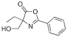 5(4H)-Oxazolone,  4-ethyl-4-(hydroxymethyl)-2-phenyl- Struktur