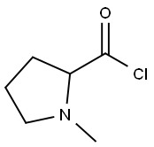 2-Pyrrolidinecarbonyl chloride, 1-methyl- (9CI) Struktur