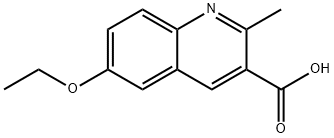 6-ETHOXY-2-METHYLQUINOLINE-3-CARBOXYLIC ACID Struktur