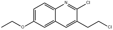 2-CHLORO-3-(2-CHLOROETHYL)-6-ETHOXYQUINOLINE Struktur