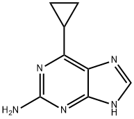 9H-Purin-2-amine,  6-cyclopropyl- Struktur