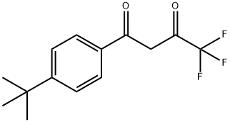 1-(4-TERT-BUTYL-PHENYL)-4,4,4-TRIFLUORO-BUTANE-1,3-DIONE Struktur