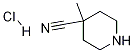 4-Methylpiperidine-4-carbonitrile hydrochloride Struktur