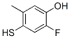 Phenol,  2-fluoro-4-mercapto-5-methyl- Struktur