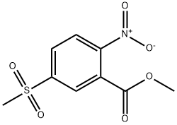 Methyl 5-(Methylsulfonyl)-2-nitrobenzoate Struktur