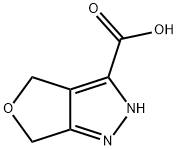 4H-Furo[3,4-c]pyrazole-3-carboxylic  acid,  2,6-dihydro- Struktur