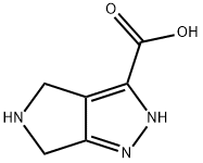 Pyrrolo[3,4-c]pyrazole-3-carboxylic  acid,  2,4,5,6-tetrahydro- Struktur