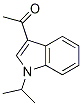 1-[1-(1-Methylethyl)-1H-indol-3-yl]ethanone Struktur