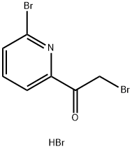 2-BROMO-1-(6-BROMO-PYRIDIN-2-YL)-ETHANONE Struktur