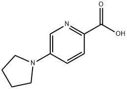 5-PYRROLIDIN-1-YLPYRIDINE-2-CARBOXYLIC ACID Struktur