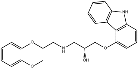 (R)-(+)-CARVEDILOL Struktur