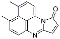 10H-Pyrrolo[1,2-a]perimidin-10-one,  3,4-dimethyl- Struktur