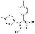 2,5-DIBROMO-3,4-DI-P-TOLYL-THIOPHENE Struktur