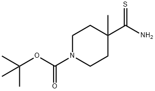 N-Boc-4-MethylpiperidinecarbothioaMide Struktur