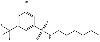 3-Bromo-N-hexyl-5-(trifluoromethyl)benzenesulfonamide price.