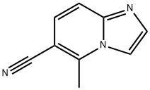 IMidazo[1,2-a]pyridine-6-carbonitrile, 5-Methyl- Struktur