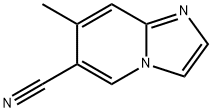 IMidazo[1,2-a]pyridine-6-carbonitrile, 7-Methyl- Struktur