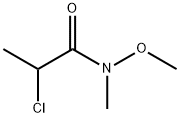 Propanamide,  2-chloro-N-methoxy-N-methyl- Struktur