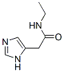 1H-Imidazole-5-acetamide,  N-ethyl- Struktur