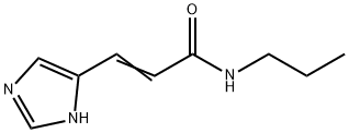 2-Propenamide,  3-(1H-imidazol-5-yl)-N-propyl- Struktur