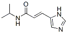 2-Propenamide,  3-(1H-imidazol-5-yl)-N-(1-methylethyl)- Struktur