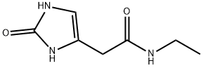 1H-Imidazole-4-acetamide,  N-ethyl-2,3-dihydro-2-oxo- Struktur