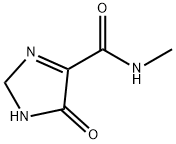 1H-Imidazole-4-carboxamide,  2,5-dihydro-N-methyl-5-oxo- Struktur