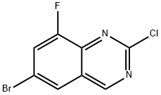 6-BroMo-2-chloro-8-fluoroquinazoline