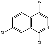 Isoquinoline, 4-broMo-1,7-dichloro- Struktur