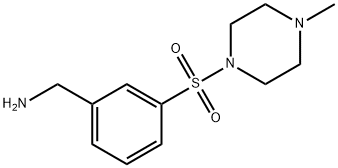 3-(4-Methylpiperazine-1-sulfonyl)benzylamine Struktur