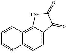 1H-pyrrolo[2,3-f]quinoline-2,3-dione Struktur