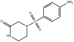 4-[(4-aminophenyl)sulfonyl]piperazin-2-one Struktur