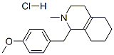 1-(p-Methoxybenzyl)-2-methyl-1,2,3,4,5,6,7,8-octahydro-isoquinoline hydrochloride Struktur