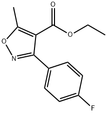 3-(4-FLUORO-PHENYL)-5-METHYL-ISOXAZOLE-4-CARBOXYLIC ACID ETHYL ESTER price.