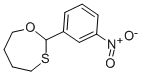 2-(3-Nitro-phenyl)-[1,3]oxathiepane Struktur