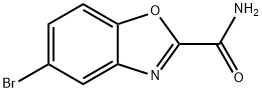 5-BROMO-BENZOOXAZOLE-2-CARBOXYLIC ACID AMIDE Struktur