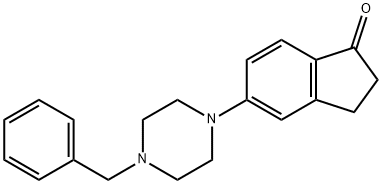 5-(4-BENZYL-PIPERAZIN-1-YL)-INDAN-1-ONE Struktur