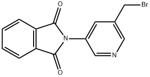 3-BROMOMETHYL-5-PHTHALIMIDO-PYRIDINE Struktur