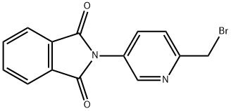 2-BROMOMETHYL-5-PHTHALIMIDO-PYRIDINE Struktur