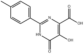 5,6-DIHYDROXY-2-P-TOLYL-PYRIMIDINE-4-CARBOXYLIC ACID Struktur