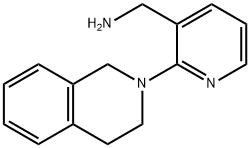 {2-[3,4-Dihydro-2(1H)-isoquinolinyl]-3-pyridinyl}methanamine Struktur