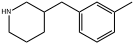 3-(3-METHYL-BENZYL)-PIPERIDINE Struktur