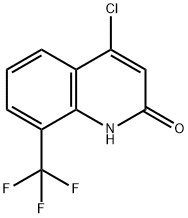 4-CHLORO-8-TRIFLUOROMETHYL-1H-QUINOLIN-2-ONE Struktur