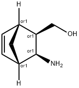 DIEXO-(3-AMINO-BICYCLO[2.2.1]HEPT-5-EN-2-YL)-METHANOL Struktur