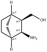 Bicyclo[2.2.1]heptane-2-methanol, 3-amino-, (1R,2R,3S,4S)-rel- (9CI) Struktur